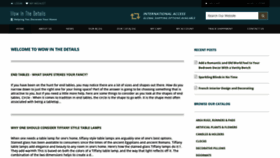 What Wowinthedetails.com website looked like in 2019 (4 years ago)