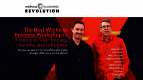 What Wellnessleadershiprevolution.com website looked like in 2019 (4 years ago)