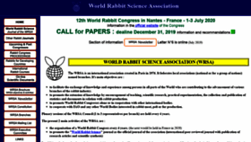 What World-rabbit-science.com website looked like in 2019 (4 years ago)