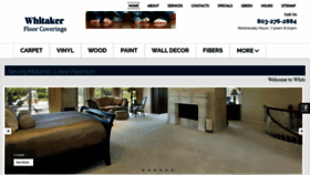 What Whitakerfloorcoverings.com website looked like in 2019 (4 years ago)