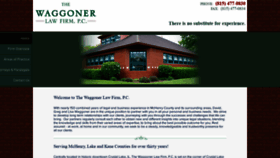 What Waggonerlawfirm.com website looked like in 2019 (4 years ago)