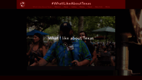 What Whatilikeabouttexas.org website looked like in 2019 (4 years ago)