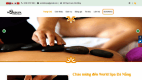 What Worldspa.vn website looked like in 2019 (4 years ago)