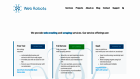 What Webrobots.io website looked like in 2019 (6 years ago)
