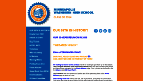 What Washburnhs64.com website looked like in 2019 (4 years ago)