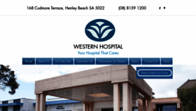 What Westernhospital.com.au website looked like in 2019 (4 years ago)