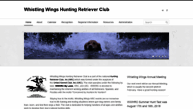 What Whistlingwingshrc.com website looked like in 2019 (4 years ago)