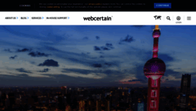 What Webcertain.asia website looked like in 2019 (4 years ago)