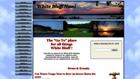 What Whitebluffnow.com website looked like in 2019 (4 years ago)