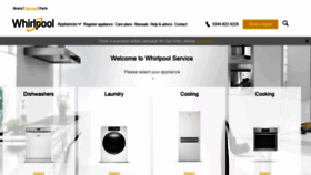 What Whirlpoolservice.co.uk website looked like in 2019 (4 years ago)