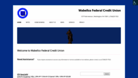 What Wabfcu.org website looked like in 2019 (4 years ago)