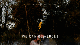 What Wecanbeheroes.photo website looked like in 2019 (4 years ago)