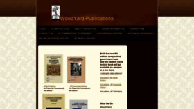 What Woodyardpublications.com website looked like in 2019 (4 years ago)