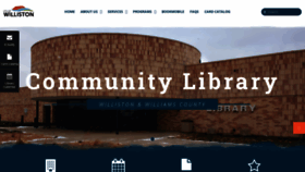 What Willistonndlibrary.com website looked like in 2019 (4 years ago)