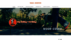 What Wagshouston.com website looked like in 2019 (4 years ago)