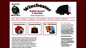 What Winchesterrubbish.com website looked like in 2019 (4 years ago)