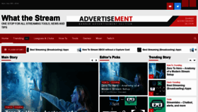 What Whatthestream.com website looked like in 2019 (4 years ago)