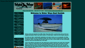 What Waterwaysrentals.com website looked like in 2019 (4 years ago)