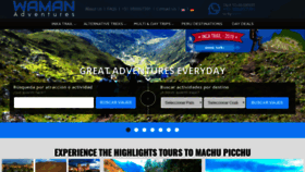 What Wamanadventures.com website looked like in 2019 (4 years ago)