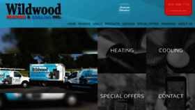 What Wildwoodheating.com website looked like in 2019 (4 years ago)