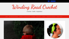 What Windingroadcrochet.com website looked like in 2019 (4 years ago)