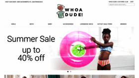 What Whoadudeclothing.com website looked like in 2019 (4 years ago)