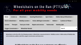 What Wheelchairs-ontherun.co.za website looked like in 2019 (4 years ago)