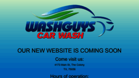 What Washguys.net website looked like in 2019 (4 years ago)