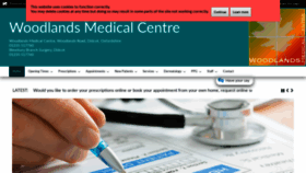 What Woodlandsmedicalcentre.com website looked like in 2019 (4 years ago)