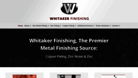 What Whitakerfinishing.com website looked like in 2019 (4 years ago)