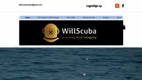 What Willscubatrader.com website looked like in 2019 (4 years ago)