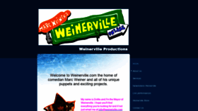 What Weinerville.com website looked like in 2019 (4 years ago)