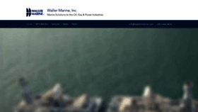 What Wallermarine.com website looked like in 2019 (4 years ago)