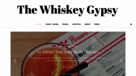 What Whiskeygypsy.com website looked like in 2019 (4 years ago)