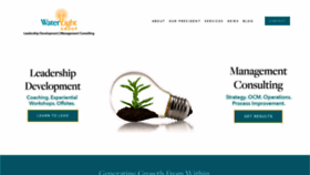 What Waterlightgroup.com website looked like in 2019 (4 years ago)