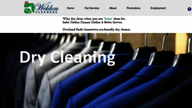 What Weldoncleanersop.com website looked like in 2019 (4 years ago)