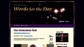 What Wordsfortheday.com website looked like in 2019 (4 years ago)