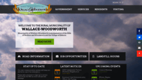 What Wallace-woodworth.com website looked like in 2019 (4 years ago)