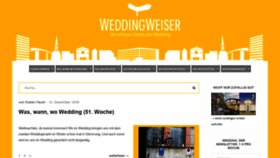 What Weddingweiser.de website looked like in 2019 (4 years ago)
