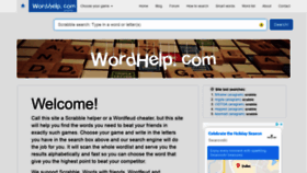 What Wordhelp.com website looked like in 2019 (4 years ago)