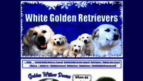 What Whitegoldenretriever.net website looked like in 2019 (4 years ago)