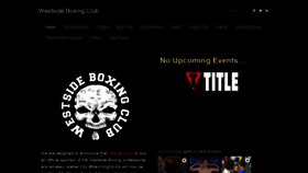 What Westsideboxing.com website looked like in 2019 (4 years ago)