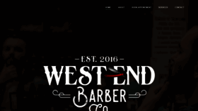 What Westendbarberco.com website looked like in 2019 (4 years ago)