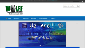 What Wolff-maschinen.de website looked like in 2019 (6 years ago)