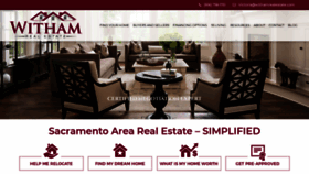 What Withamrealestate.com website looked like in 2019 (4 years ago)