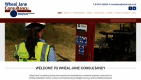 What Wheal-jane-consultancy.co.uk website looked like in 2019 (4 years ago)