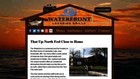 What Waterfrontlakesidegrille.com website looked like in 2019 (4 years ago)