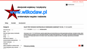 What Wilkodaw.pl website looked like in 2019 (4 years ago)