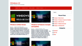 What Windows-12.com website looked like in 2019 (4 years ago)