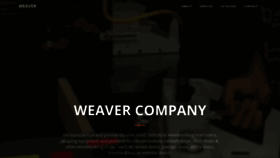What Weaver-company.com website looked like in 2019 (4 years ago)